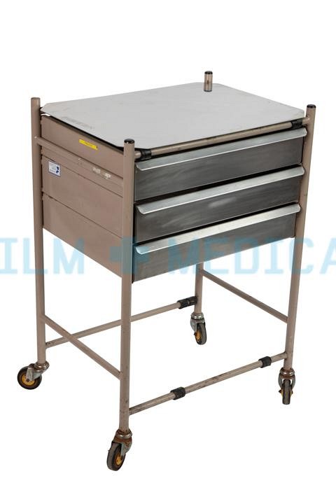 Trolley Rectangular with 3 Drawers